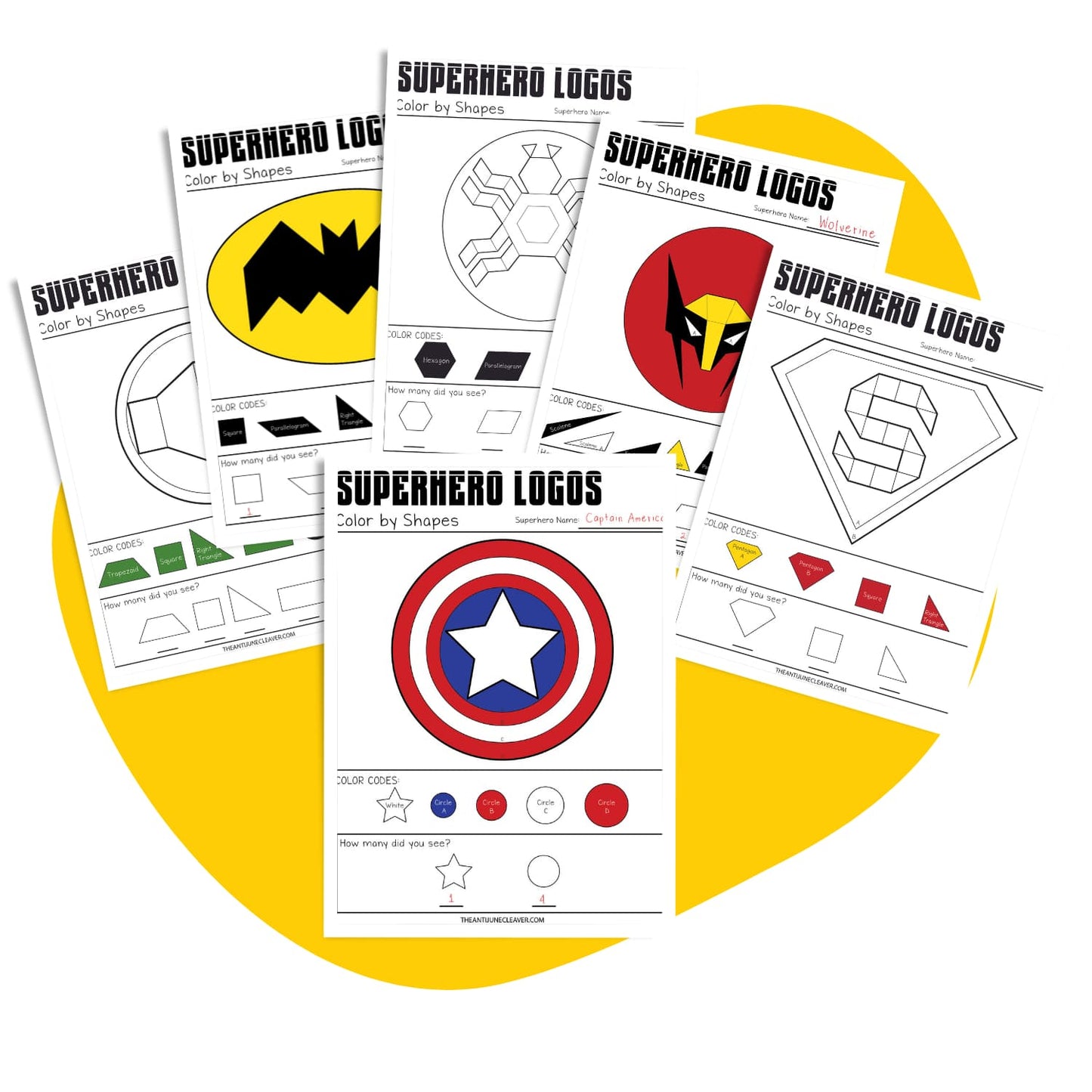 superhero logo coloring page